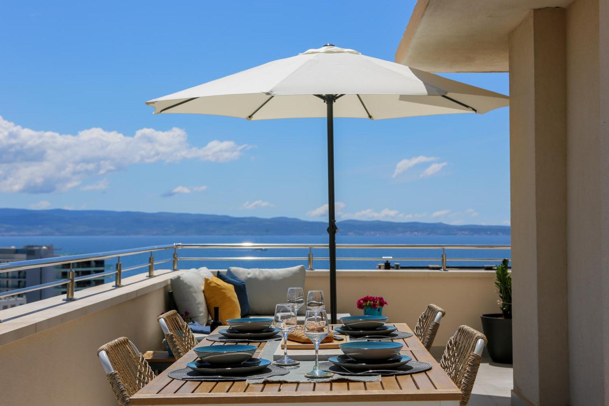 Kiki'S Sea View Studio Split Extérieur photo